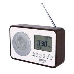 Radio Portatil Digital Madera