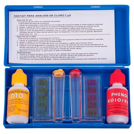 Test analizador Ph-Cloro gotas