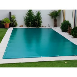 Toldo protector de invierno para piscinas con fijación a la superficie de la piscina