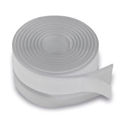 Burlete Puerta PVC transparente Rollo 1 m.