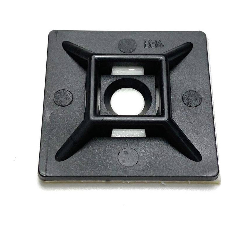 Base fijación de bridas de nylon adhesiva