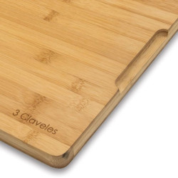 Tabla de Cocina madera Bambú 33x23x2