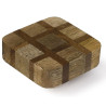 Pomo Madera Cuadros 40mm cod. 1113MN