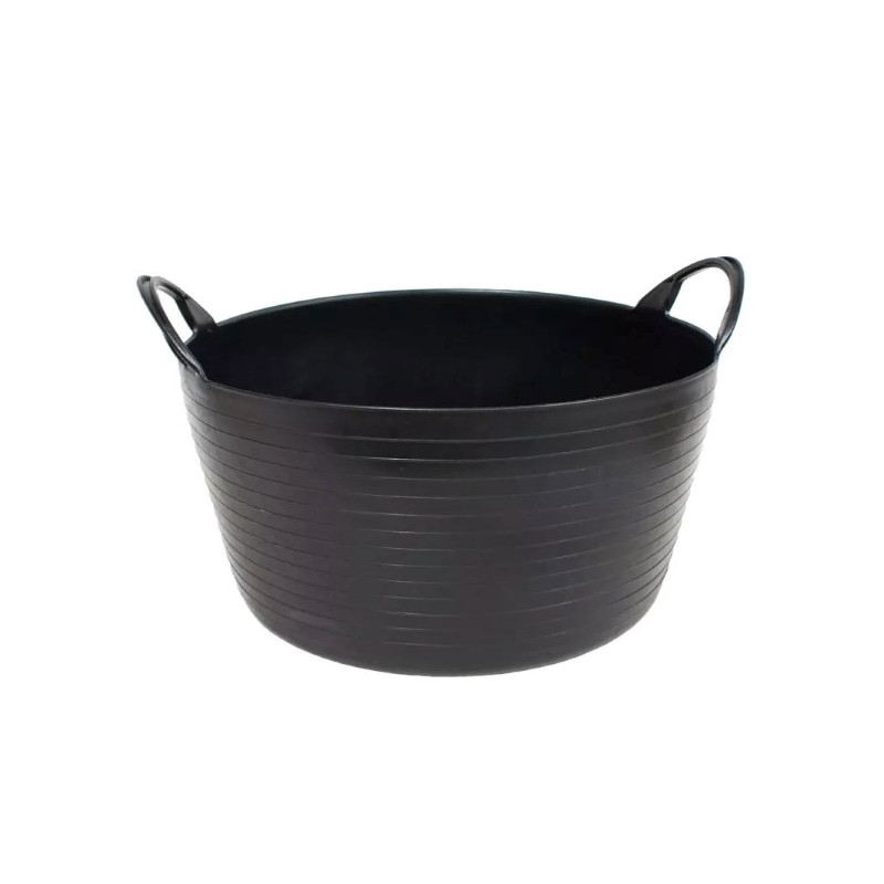 Capazo Polietileno Negro 26L