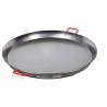 Paellera 38 cm Acero Pulido 8 raciones