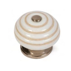 Pomo Ceramica Blanca 40mm cod. 460P4