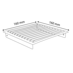 Rejilla Empotrar Blanca 16x16
