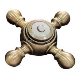 Volante Epoca bronce + cubre montura+indice