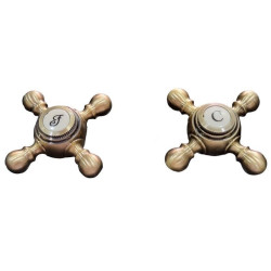 Volante Epoca bronce + cubre montura+indice