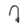 Grifo Fregadero de ncimera Negro Acero Cepillado Con Manguera Extensible