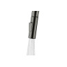 Grifo Fregadero de ncimera Negro Acero Cepillado Con Manguera Extensible