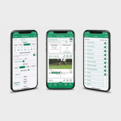 Programador de riego RAIN BIRD de 8 estaciones ESP-TM2 230V para uso interior.