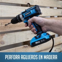 Taladro Bateria con Percutor 21V Ferrestock