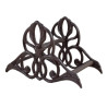 Soporte manguera jardín decorativo metalico forja