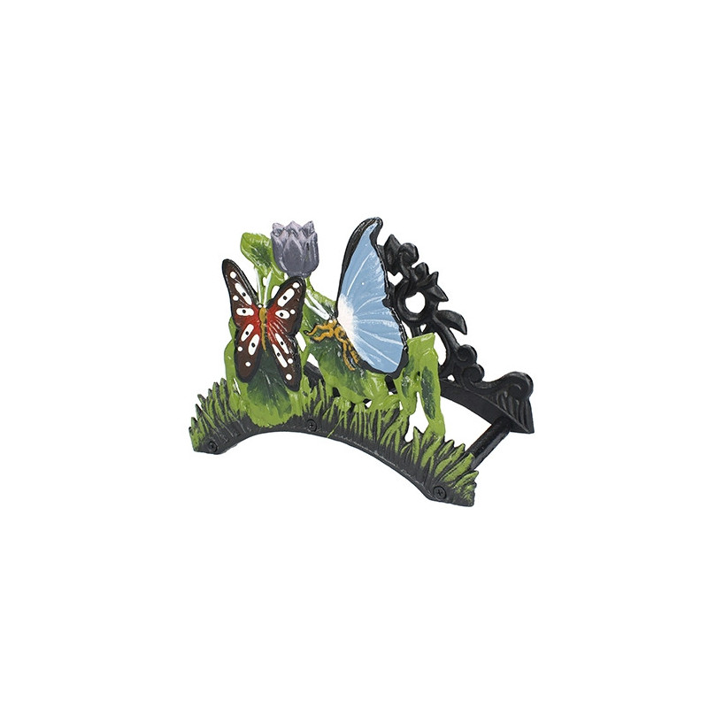 Soporte manguera jardín decorativo Mariposas