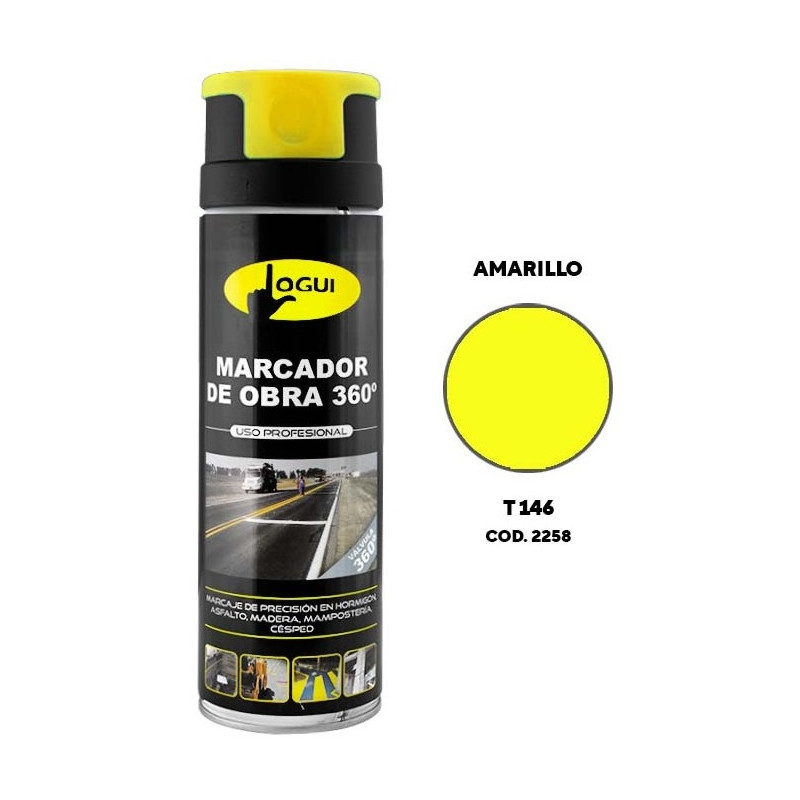 Marcador Obra Amarillo 500 ml