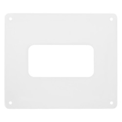 Placa Rectangular Pvc 55x 110mm