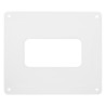Placa Rectangular Pvc 55x 110mm