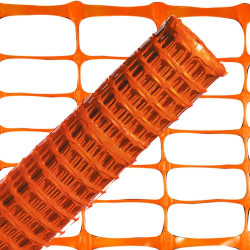 Tela Baliza y Señalización Naranja 1x50 m