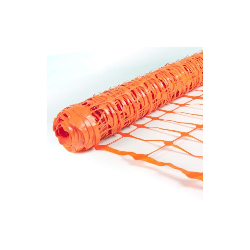 Tela Baliza y Señalización Naranja 1x50 m