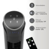 Ventilador Torre Kodima 45W Negro c/mando ref. 300025005