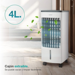 Enfriador de Aire Tatasu 800W c/mando y temporizador ref. 30000026