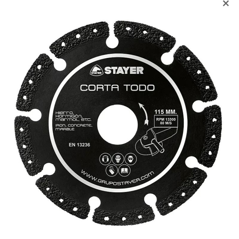 Disco Diamante 115 mm Cortatodo
