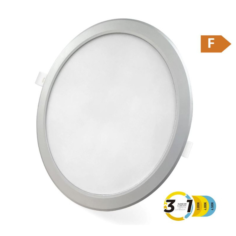 Downlight Led Empotrar Cromo CCT 18W 31059