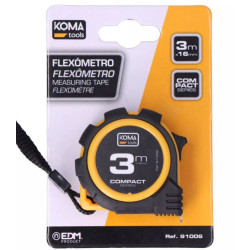 Flexómetro Engomado 3 m. Koma