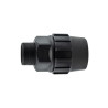 Terminal Polietileno Negro Rosca Macho 75-2"1/2