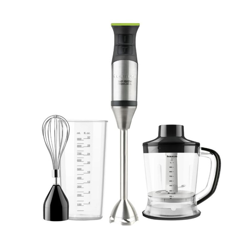 Batidora De Mano Taurus Bapi 1500 Premium con accesorios