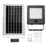 Proyector Led con panel Solar 100W 6500K IP65 Sensor Crupuscular y Movimiento ref. 31862