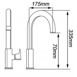 Grifo Fregadero Encimera Genil Premium 006056