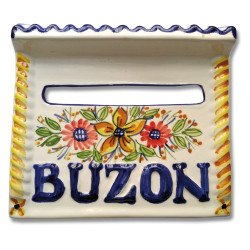 Bocacartas Ceramica en Relieve Colores