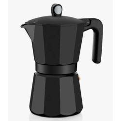 Cafetera Monix Negra 9 Tazas Induccion