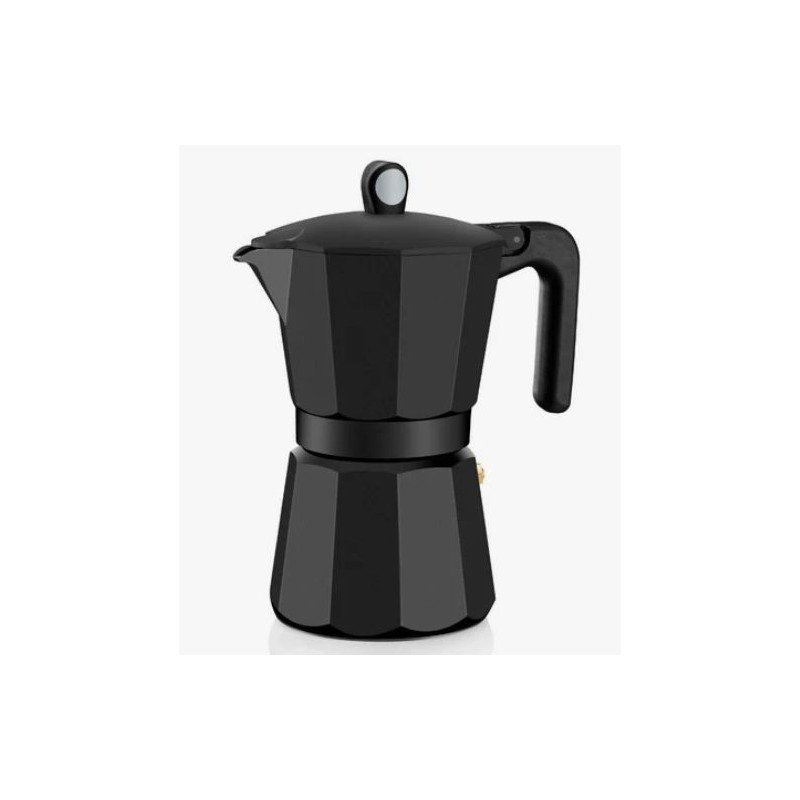 Cafetera Monix Negra 9 Tazas Induccion