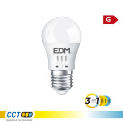 Bombilla Esférica Led 6W E-27  3CCT