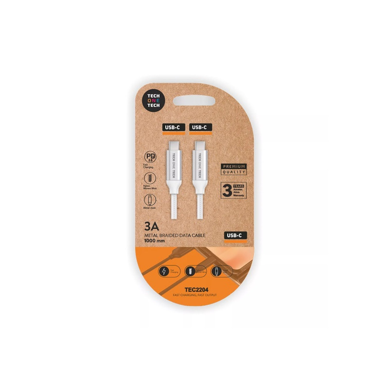 Cable Cargador USB-C a USB-C