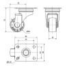 Rueda Placa Goma 15kg 1-0214