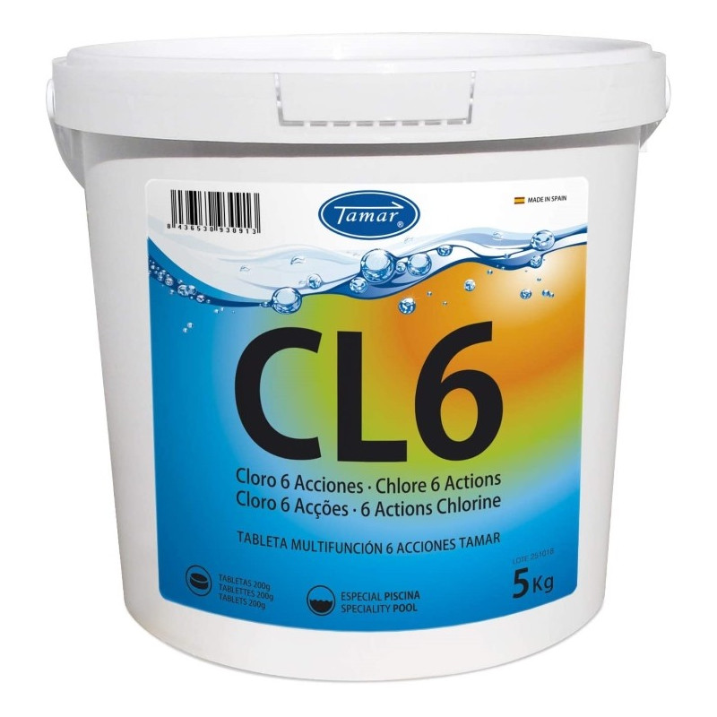 Cloro Multifunción 5 Acciones 5kg.