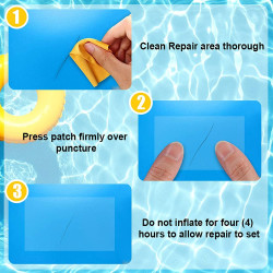 Parche Piscinas PVC en seco