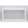 Rejilla Chimenea Blanca 15x30 Con Premarco