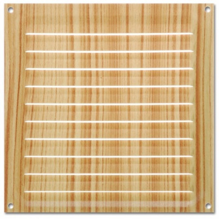 REJILLA ALUMINIO MADERA PINO 15x15