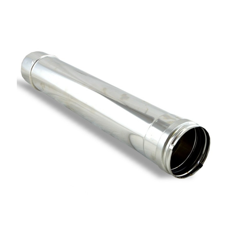 Tubo Estufa 80 Inox 50cm Pellet