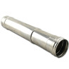 Tubo Estufa 80 Inox Extensible Pellet 25-40cm Bite08