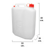 Bidón Agua Uso Alimentario 20 L