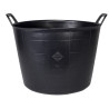 Capazo Polietileno Negro 40 L. Rubi