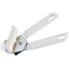 Abrelatas Acero Inox. Mango Blanco